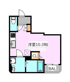 ラ・ルーチェ(荒川区)【3階】の間取り