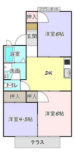 アルフィーII【1階】の間取り