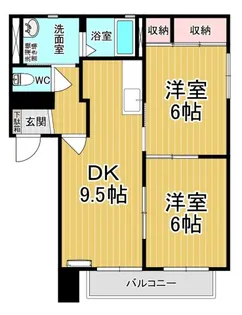 スペリア鹿沼B【1階】の間取り