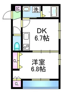 Parc Soleil【2階】の間取り