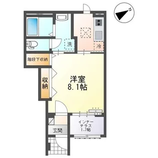 パーチ モリカミ【1階】の間取り