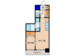 アクアプレイス京都洛南II【8階】の間取り