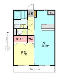 ユーミー葵【3階】の間取り
