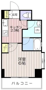 シャトー池袋【1階】の間取り