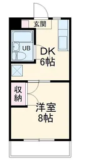 エコール北浜【2階】の間取り