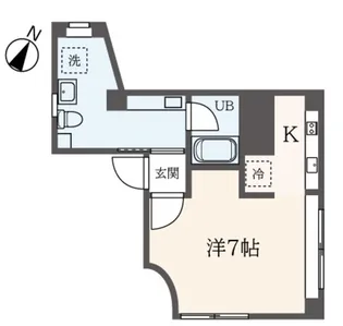 Garden View【3階】の間取り