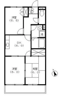 Triplet(トリプレット)【1階】の間取り
