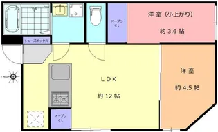 Recorrido Nakanoshinbashi【1階】の間取り