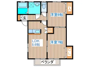 BUSENA391【1階】の間取り