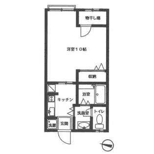 サンローラン藤ヶ丘【1階】の間取り