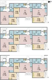 カインドネス東浦和【2階】の間取り