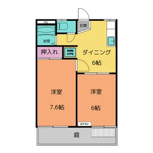 ファミールミナト【1階】の間取り