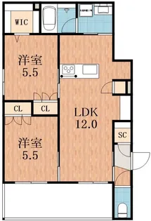 Maison Sanbi【1階】の間取り