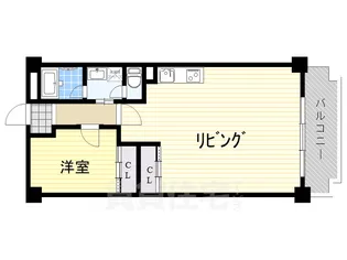 開成サンハイツ玉出【9階】の間取り