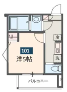 MELDIA西高島平【1階】の間取り