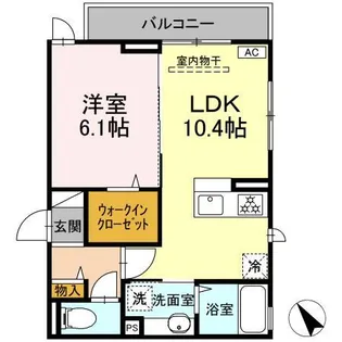 HIレジデンス【3階】の間取り