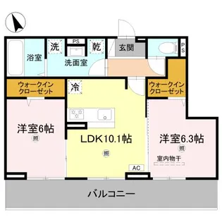 D’s 北条1丁目【2階】の間取り