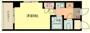 クレール読売ランド前【7階】の間取り