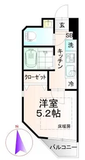 ピアコートTM東武練馬四番館【3階】の間取り