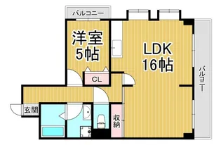 アビリティ塚口【3階】の間取り