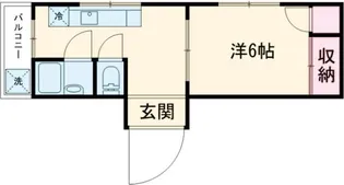 クレインヒル早稲田【7階】の間取り
