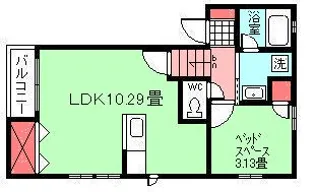 MONOCUBEの間取り