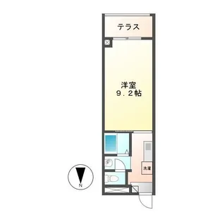 ハイライフ加賀【3階】の間取り