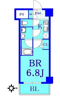 リライア吉野町II【4階】の間取り