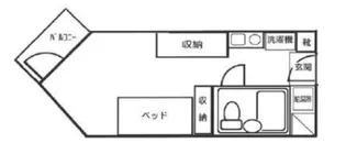 コスモヒルハウス A棟【3階】の間取り