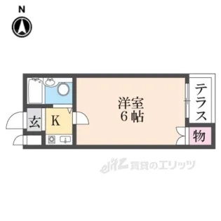 メビウス寝屋川レジデンスWest【4階】の間取り