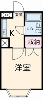 ホワイトコーポ【1階】の間取り