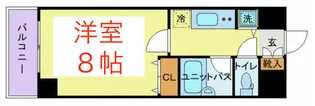 CITY SPIRE東大井【3階】の間取り