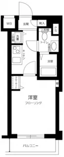 ガーラ新宿西落合【1階】の間取り