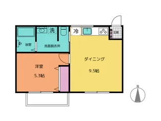 メゾンえん【2階】の間取り