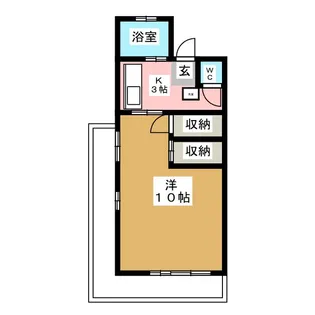 マンション錦【3階】の間取り