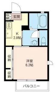 プランドールII【1階】の間取り