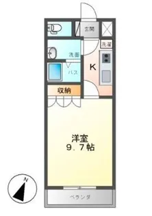 ハート・オブ・クレイドル【1階】の間取り