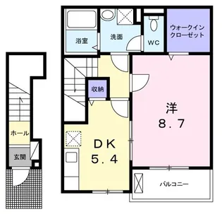 グランツYH II【2階】の間取り