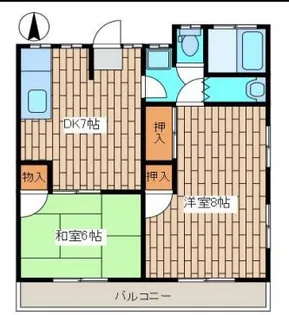 コーポ吉田【3階】の間取り