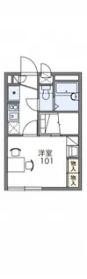 サンシャインベイ名四【2階】の間取り