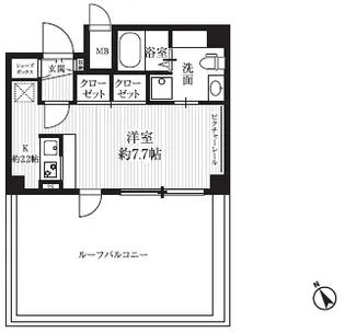 HF武蔵小山レジデンス【6階】の間取り