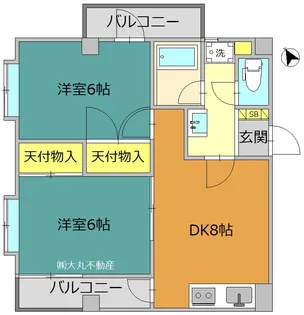 渡辺ビル【3階】の間取り