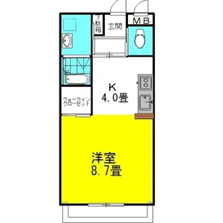 シティコートII【1階】の間取り