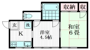 司コーポ【2階】の間取り