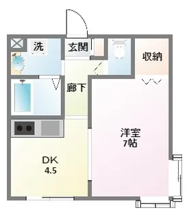 ハウスFJ【3階】の間取り