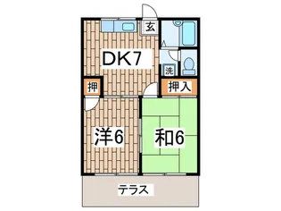 ファミーユ相沢【1階】の間取り