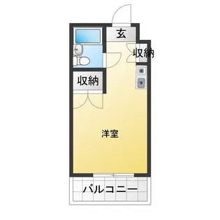 クオリシティ山手【2階】の間取り
