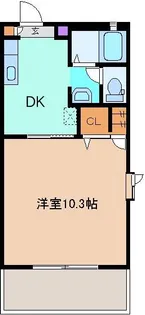 シルクハイツ B【1階】の間取り