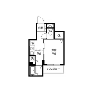 Levant武蔵野【2階】の間取り