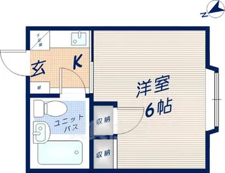 サンコーポ桜町【3階】の間取り